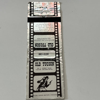 Old Tucson Motion Picture Location & Sound Stage AZ Matchbook TB6-MB1-14