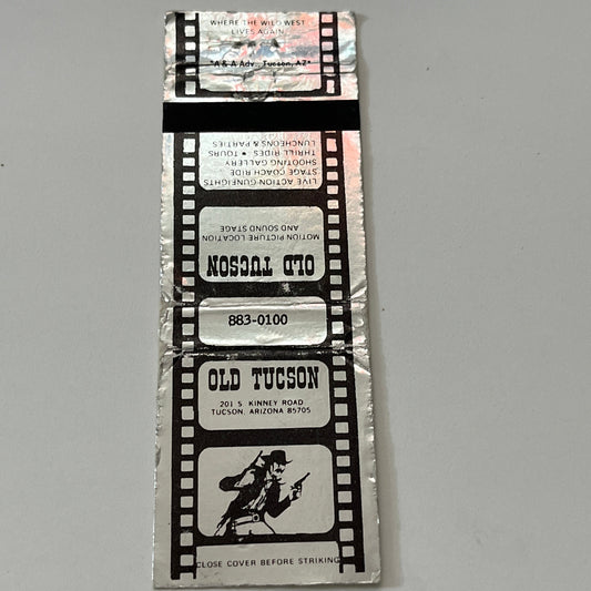 Old Tucson Motion Picture Location & Sound Stage AZ Matchbook TB6-MB1-14