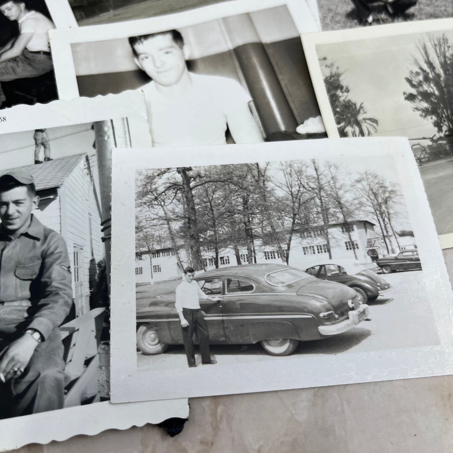 1950s Collection of Over 40 Original Photos from a US Army Serviceman TI8