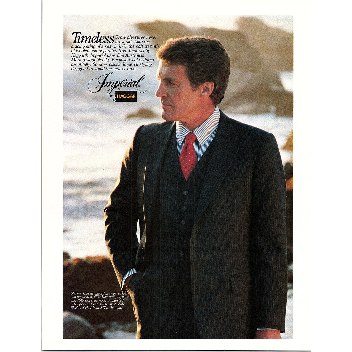 Johnnie Walker Red - Beautiful Summer Evenings 8x11" 1981 Ad D26