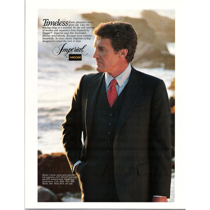 Johnnie Walker Red - Beautiful Summer Evenings 8x11" 1981 Ad D26