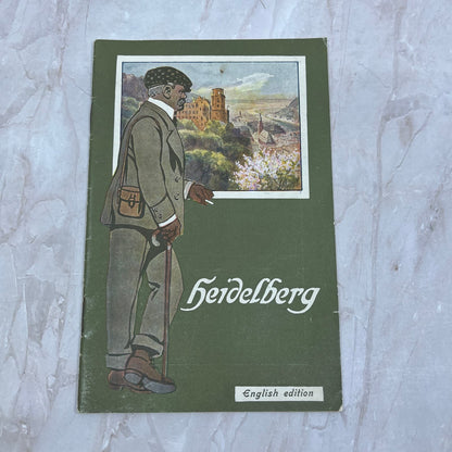 Vintage Heidelberg Germany Tourist Travel Guide Booklet English Edition TG8-VV