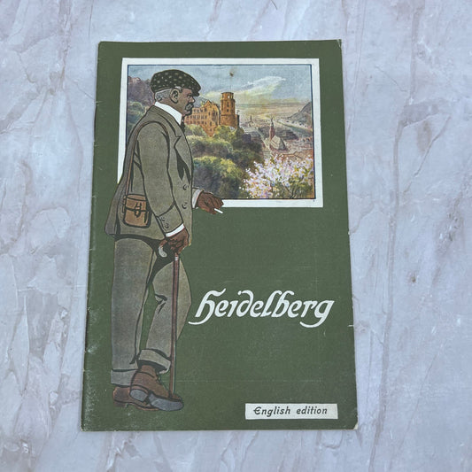 Vintage Heidelberg Germany Tourist Travel Guide Booklet English Edition TG8-VV