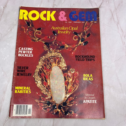 Australian Opal Jewelry Casting Pewter Buckets Rock & Gem Magazine Feb 1978 M23
