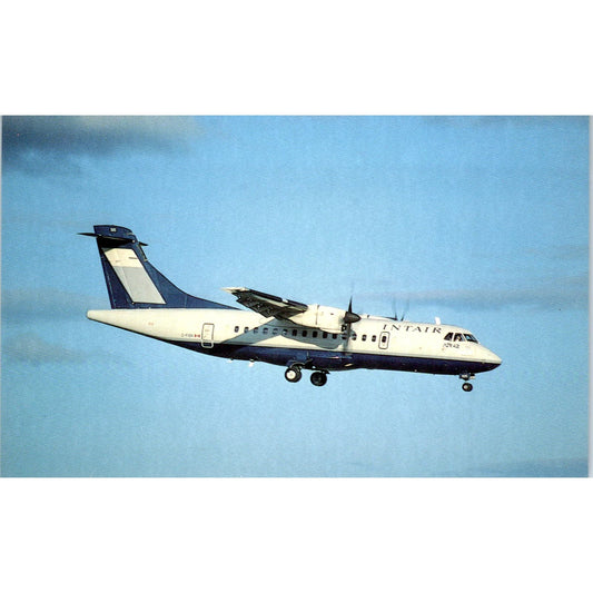 INTAIR Canada ATR 42-300 C-FIQN Vintage Postcard PC2