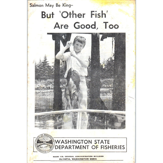 1968 Washington State Department of Fisheries Salmon Fishing Bulletin AD8-R7