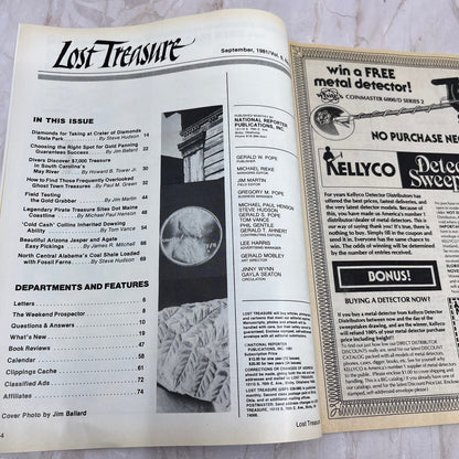 1981 Sept - Lost Treasure Magazine - Treasure Hunting Gold Prospecting M15