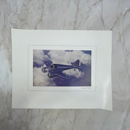 The Curtiss AT-9 Trainer Vintage Print 10.5x13 FL6-4