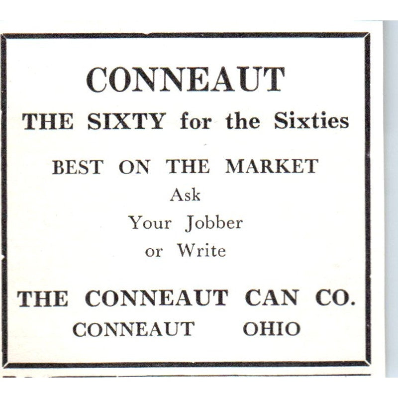 Conneaut Can Co Bee Supplies Conneaut OH 1961 Magazine Ad AK6-S12