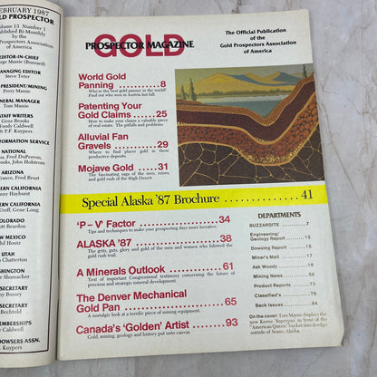 1987 Feb - Gold Prospector Treasure Hunting Mojave Gold Alaska M20