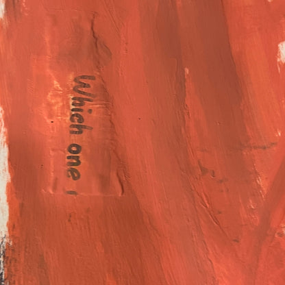 Original Mixed Media Abstract Art Painting 18x24 “Which One?" Signed