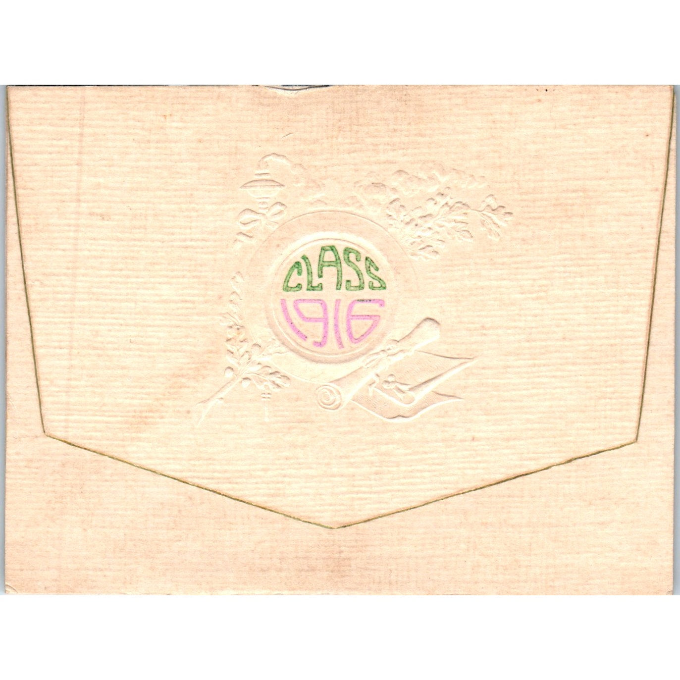 1916 Ashdown High School Graduation Commencement Invitation AD8-Q1