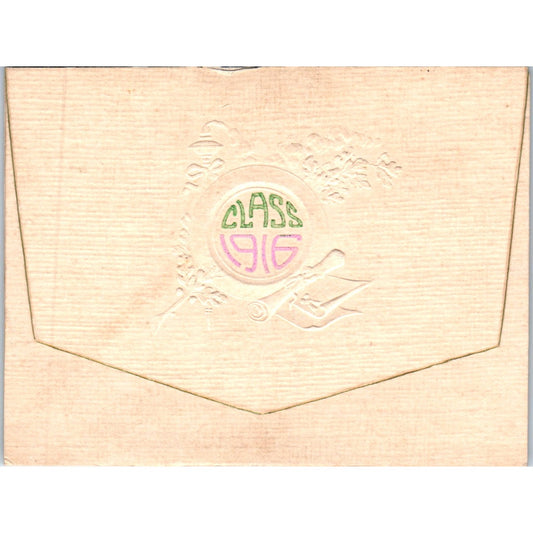 1916 Ashdown High School Graduation Commencement Invitation AD8-Q1