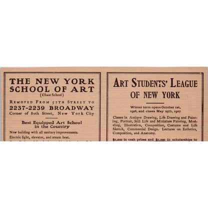 N.E. Montross Works of Art Montross Gallery NY c1905 Victorian Ad AE9-MA1