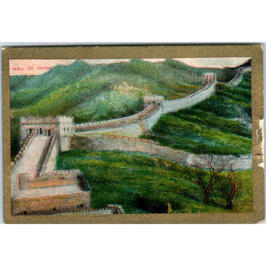 1911-12 Great Wall of China Pan Handle Card Scrap Sights and Scenes AD8-Q3