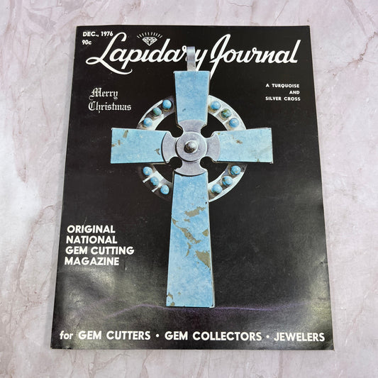 Turquoise and Silver Cross - Lapidary Journal Magazine - Dec 1976 M22