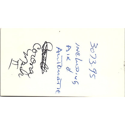 Chuck Brooks Jim Fisk Toyota Bellflower CA Vintage Business Card SD9-B9