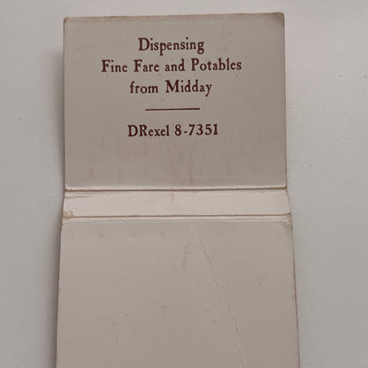 Stratford Motor Inn Mermaid Tavern Merritt CT Vintage Matchbook Cover TB8-MB-4