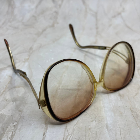 Retro Oversize Drop Arm YSL Yves St. Lauren Sunglasses Eyeglasses Frames TD5G2-5