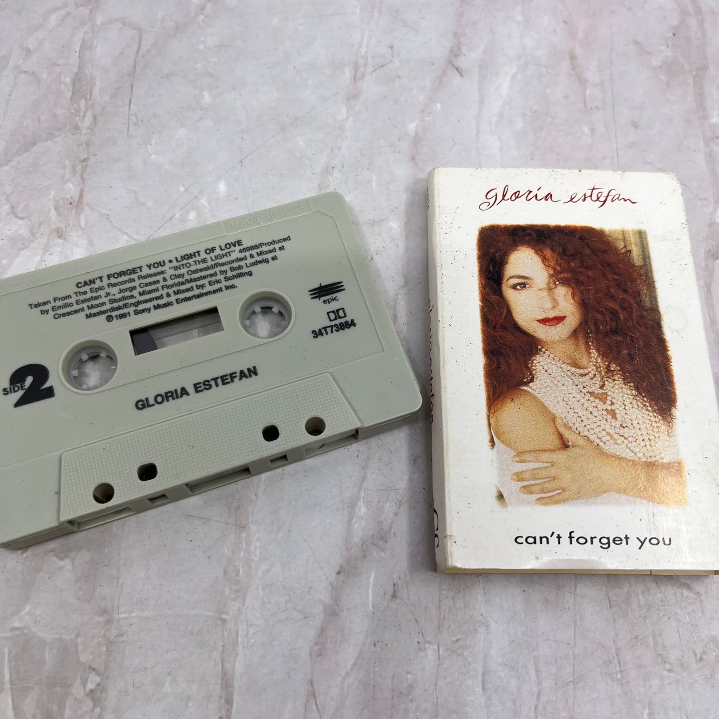 Gloria Estefan Can't Forget You, Light of Love Single Cassette Tape TF4-TC