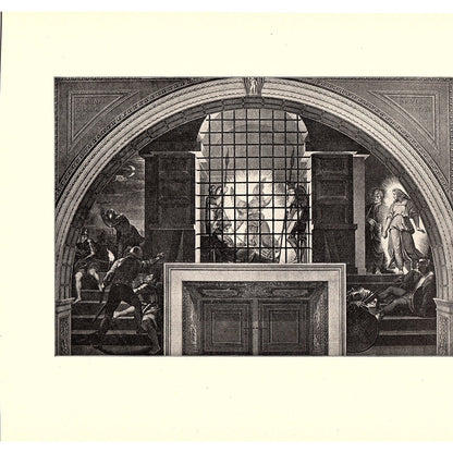 Peter Delivered From Prison - Raphael - 1898 Litho Art Print D19