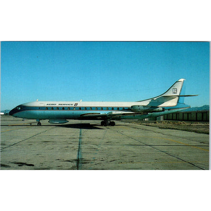 Litton Industries SE-210 Caravelle 6R N1001U Vintage Postcard TG8-PC