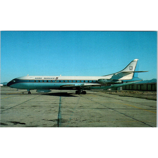 Litton Industries SE-210 Caravelle 6R N1001U Vintage Postcard TG8-PC