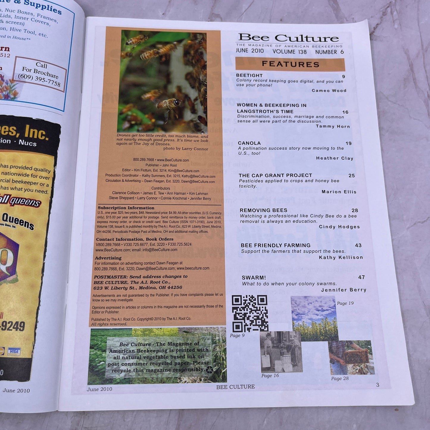 2010 June - Bee Culture Magazine - Bees Beekeeping Honey M32