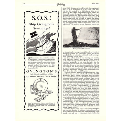 Lux Yacht System Walter Kidde & Company Inc New York 1932 Ad V1-4