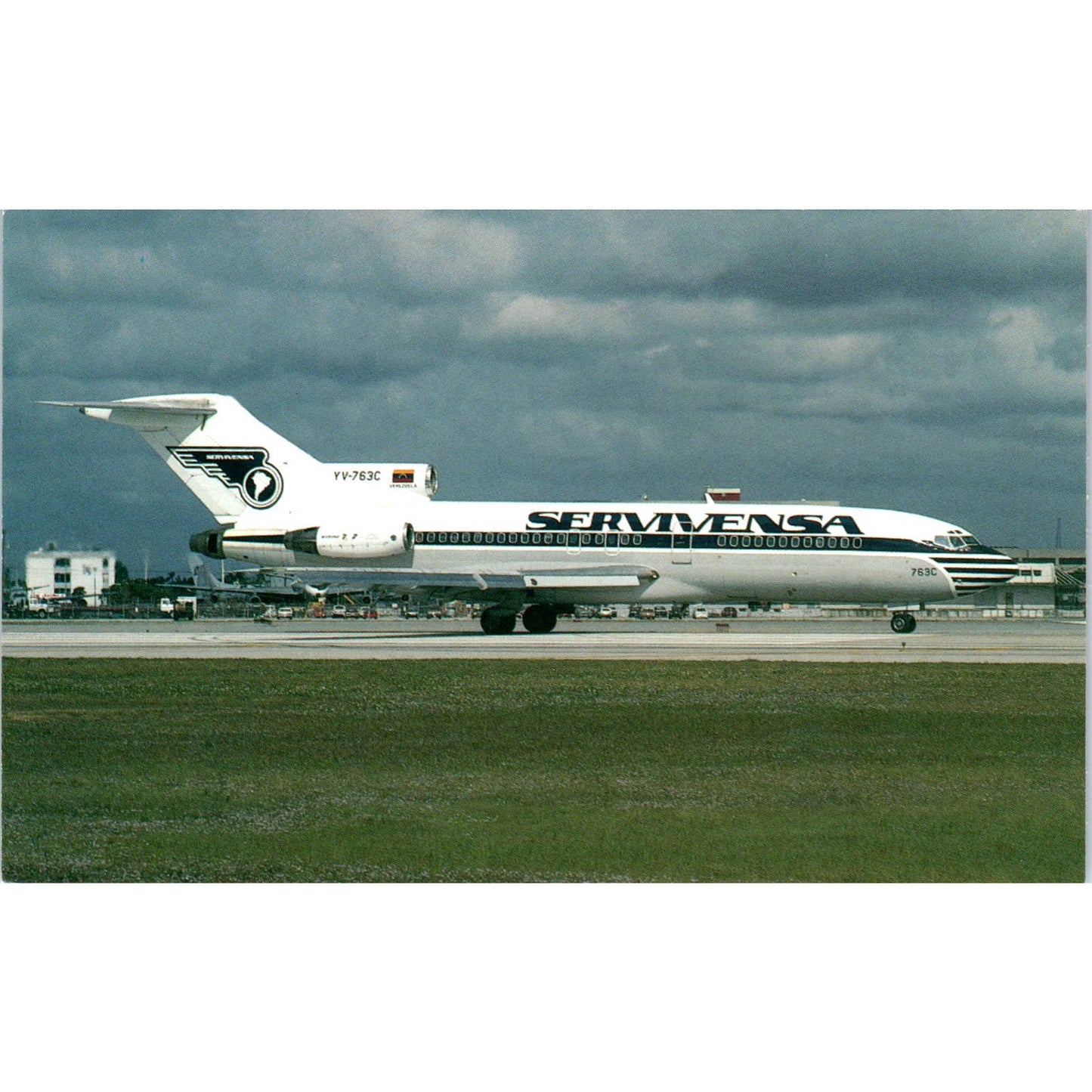 Servivensa Boeing B-727-22 YV-763C Vintage Postcard PC3