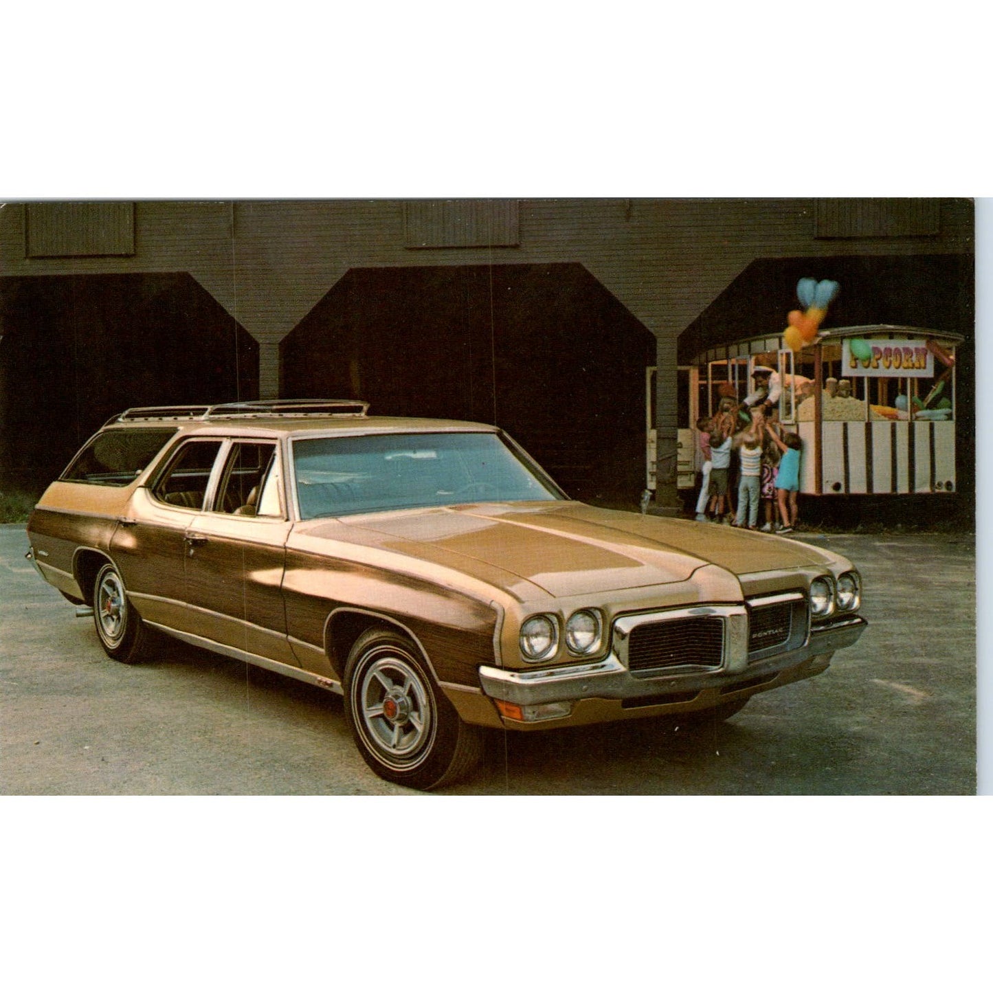 1970 Pontiac LeMans Sport Safari Brown John S. Stratton Pitman NJ Postcard PC11