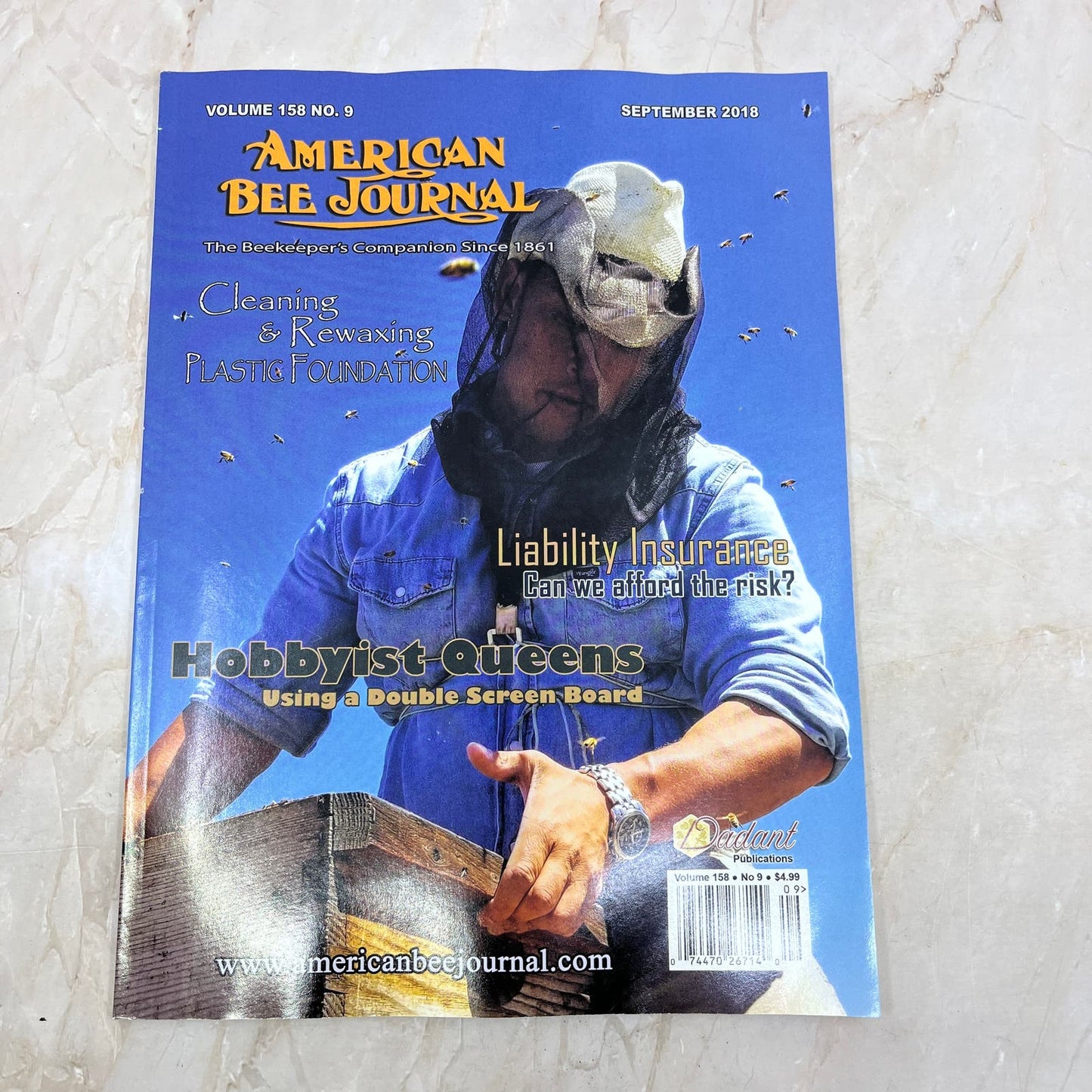 2018 Sept American Bee Journal Magazine Bees Beekeeping Honey M8