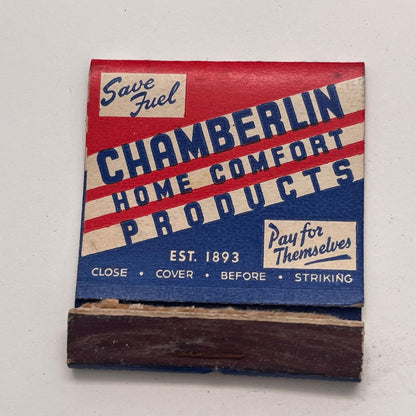 Chamberlain Home Comfort Products New Haven CT Vintage Matchbook Cover TB8-MB-7