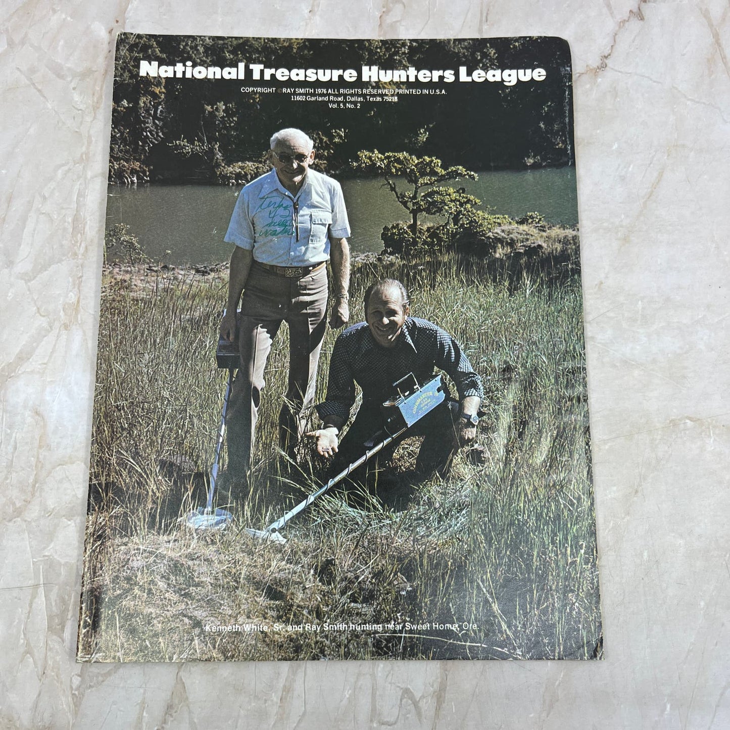 1976 National Treasure Hunters League Magazine - Mesquite TX Ray Smith M19