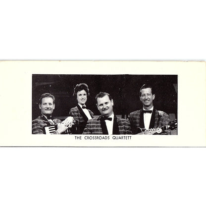 Photo of The Crossroads Quartet Martinsville VA 1960s Ad AG2-5