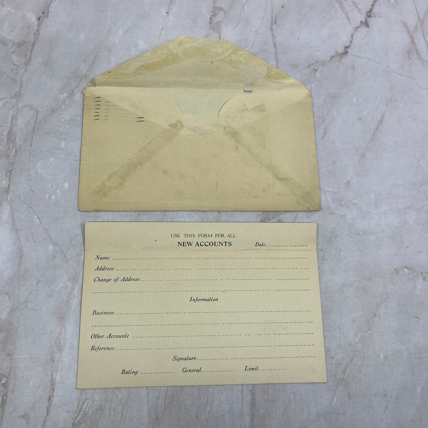 1925 Hartman Bros. Co. Salem Oregon Card and Envelope AK7-H4