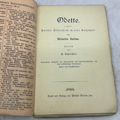 Copied - c1900 Universal Bibliothek - Dishonored Original play E Henle German Book TJ6-OB