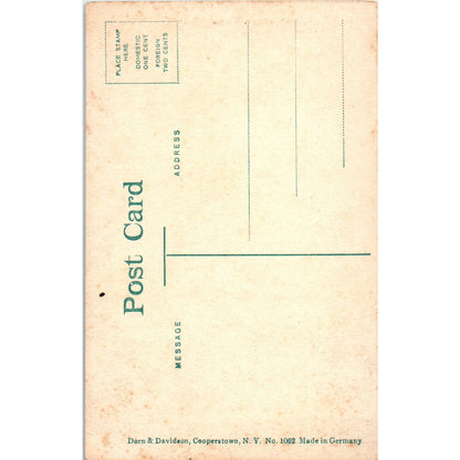 c1910 First Presbyterian Church Cooperstown NY Original Postcard PC9