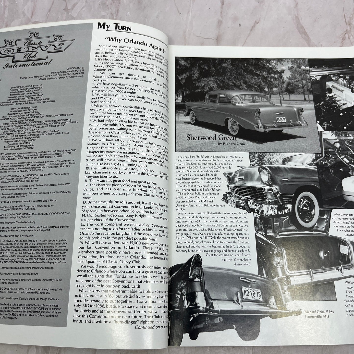 A-Arm Bushing Installation - '55, '56, '57 Classic Chevy World - Jan 1988 M31