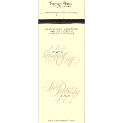 The Peabody Orlando Florida Vintage Matchbook TB6-MB2-8