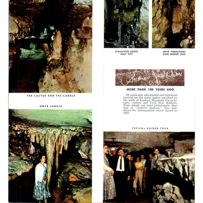 c1970 Ruby Falls Chattanooga TN Fold Out Travel Brochure AE8