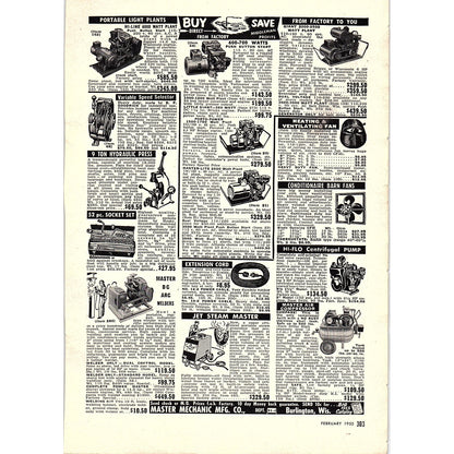 South Bend Lathe Shaper, Pedestal Grinder Indiana 1955 Ad AG1-5