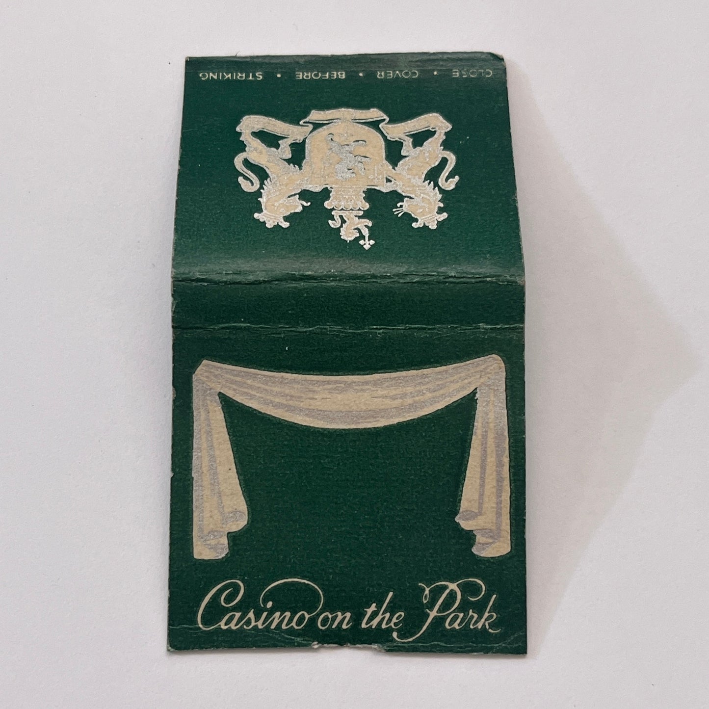 Essex House Casino on the Park New York City Vintage Matchbook Cover TB8-MB-11