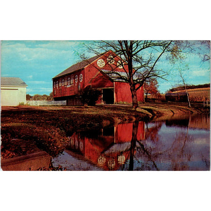 One of Many Hex Sign Barns in Pennsylvania Dutch Country Vintage Postcard PD4