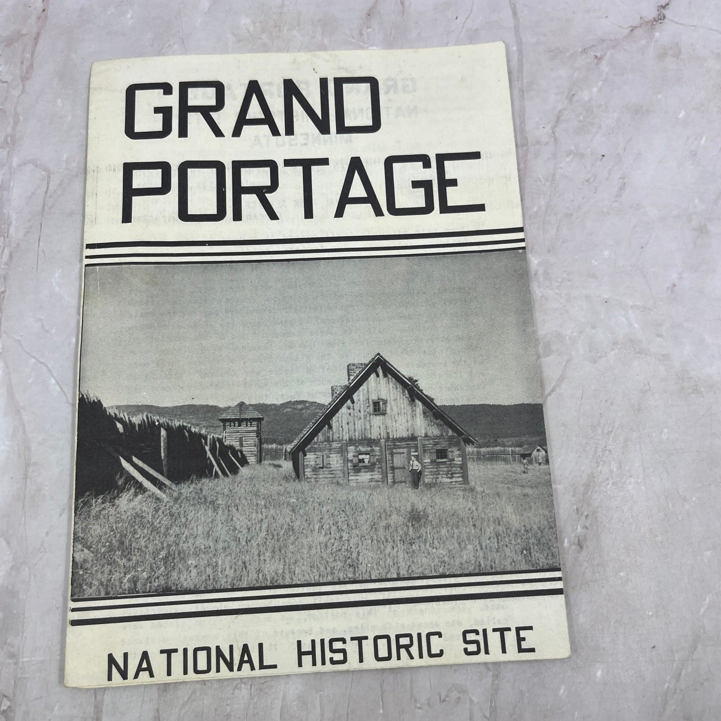 1951 Grand Portage National Historic Site Minnesota Travel Guide & Map TA9-E1