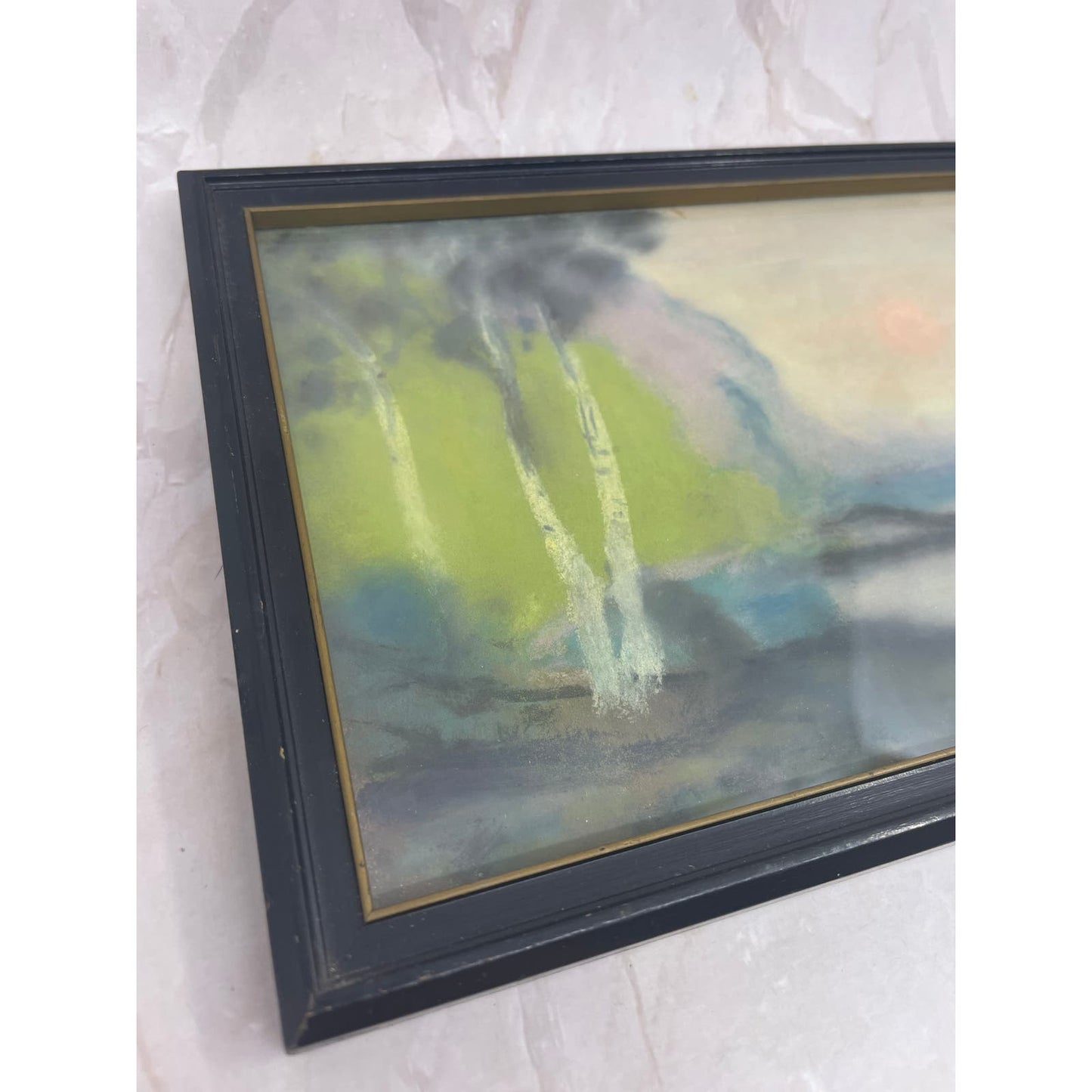 Antique Vintage Framed Original Painting Hand Painted Wall Art