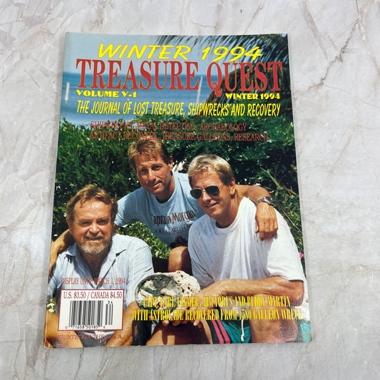 1994 Winter - Treasure Quest Magazine 1580 Galleon Wreck Lost Treasure M20