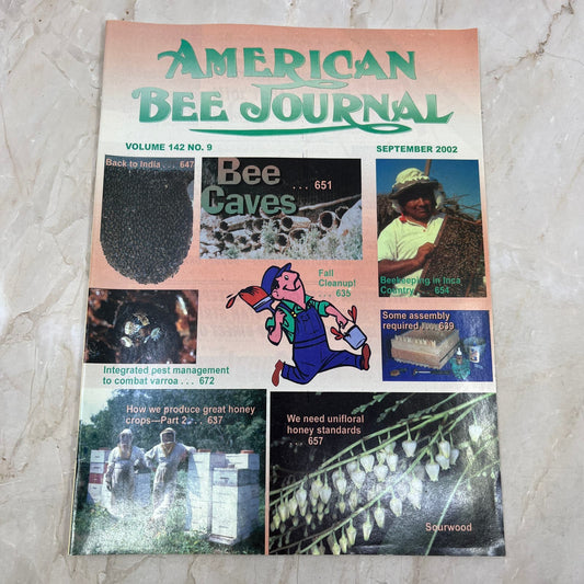 2002 Sept American Bee Journal Magazine Bees Beekeeping Honey M7