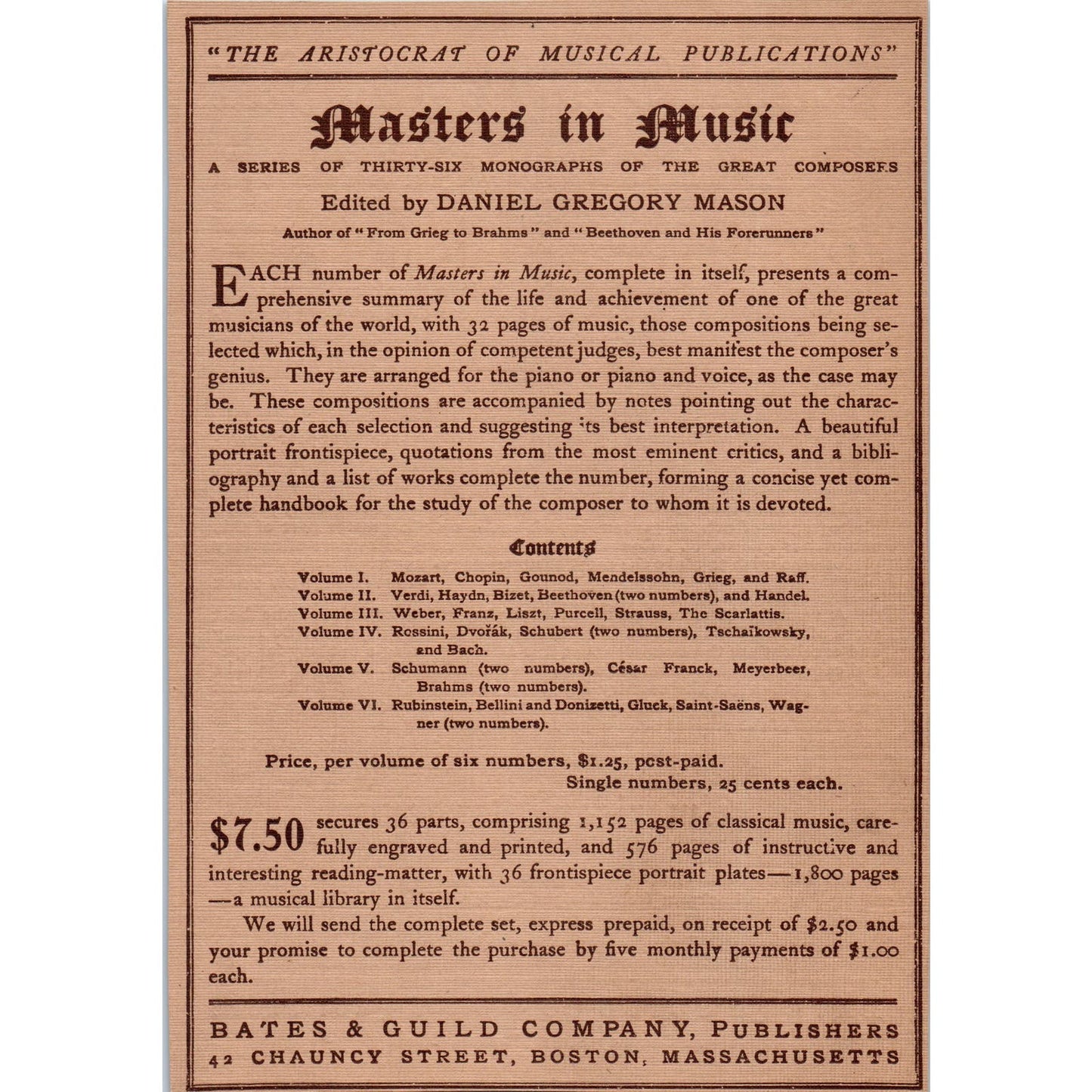Bates & Guild Co Garden Changes This Fall Boston c1905 Victorian Ad D13
