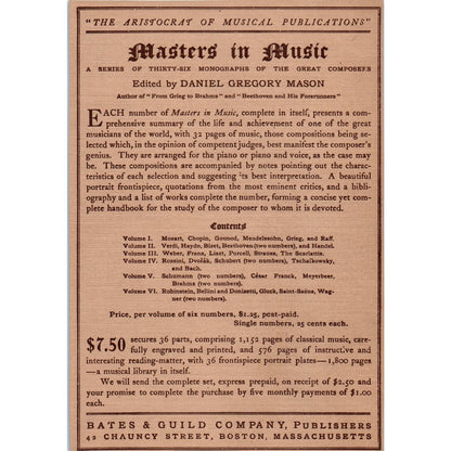 Bates & Guild Co Garden Changes This Fall Boston c1905 Victorian Ad D13